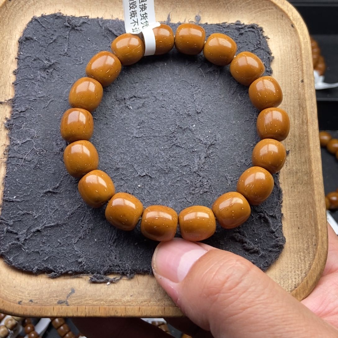 紫金鼠手串11.7mm天花板黄金甲