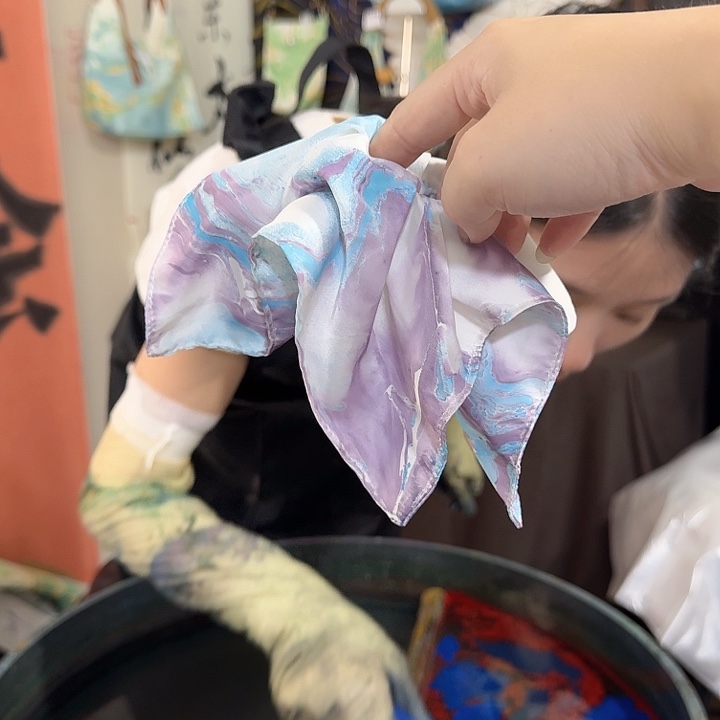 013碧落夕岚缎面发圈