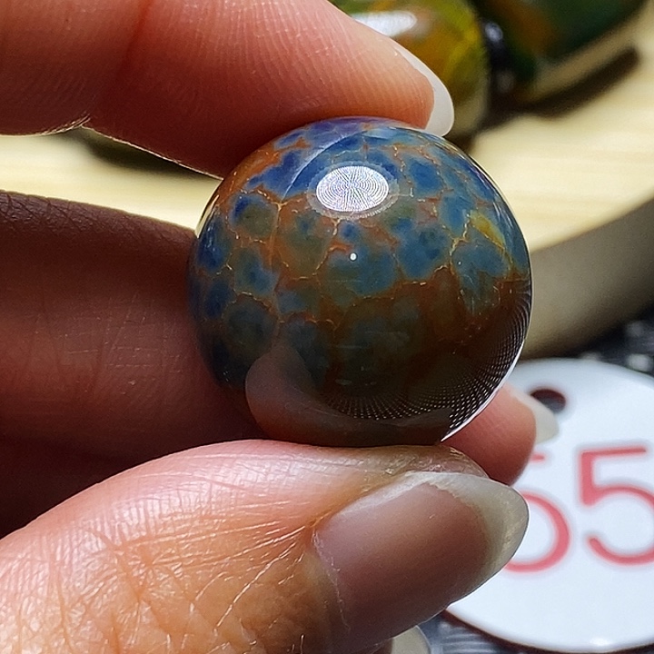 白***狼玛瑙/玉髓未镶嵌颈饰