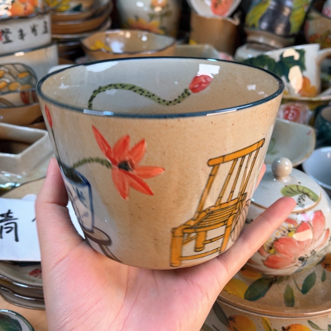 景德镇手工手绘杯