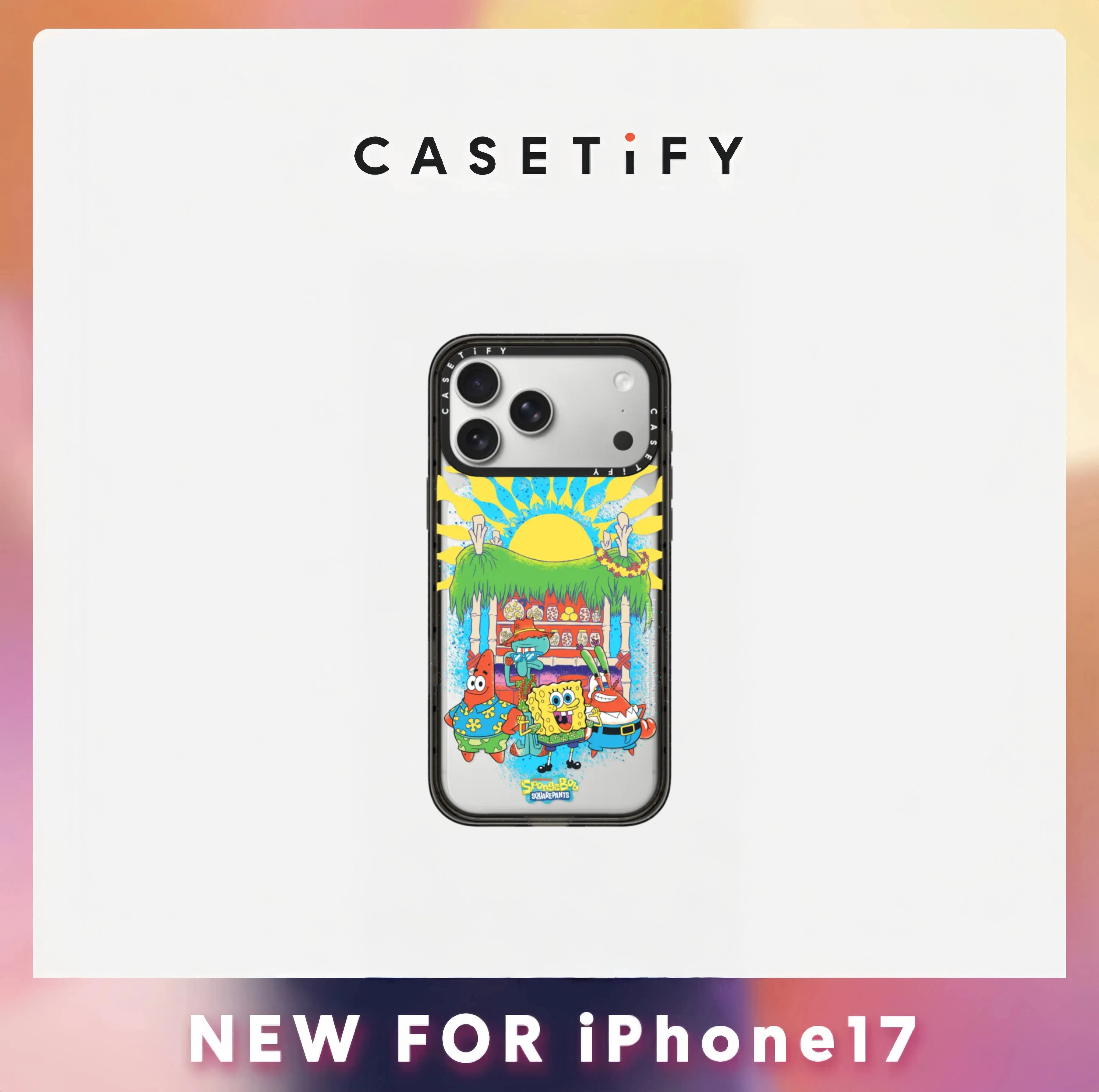 CASETIFY X 海绵宝宝联名手机壳【海上小屋】适用于iPhone17promax