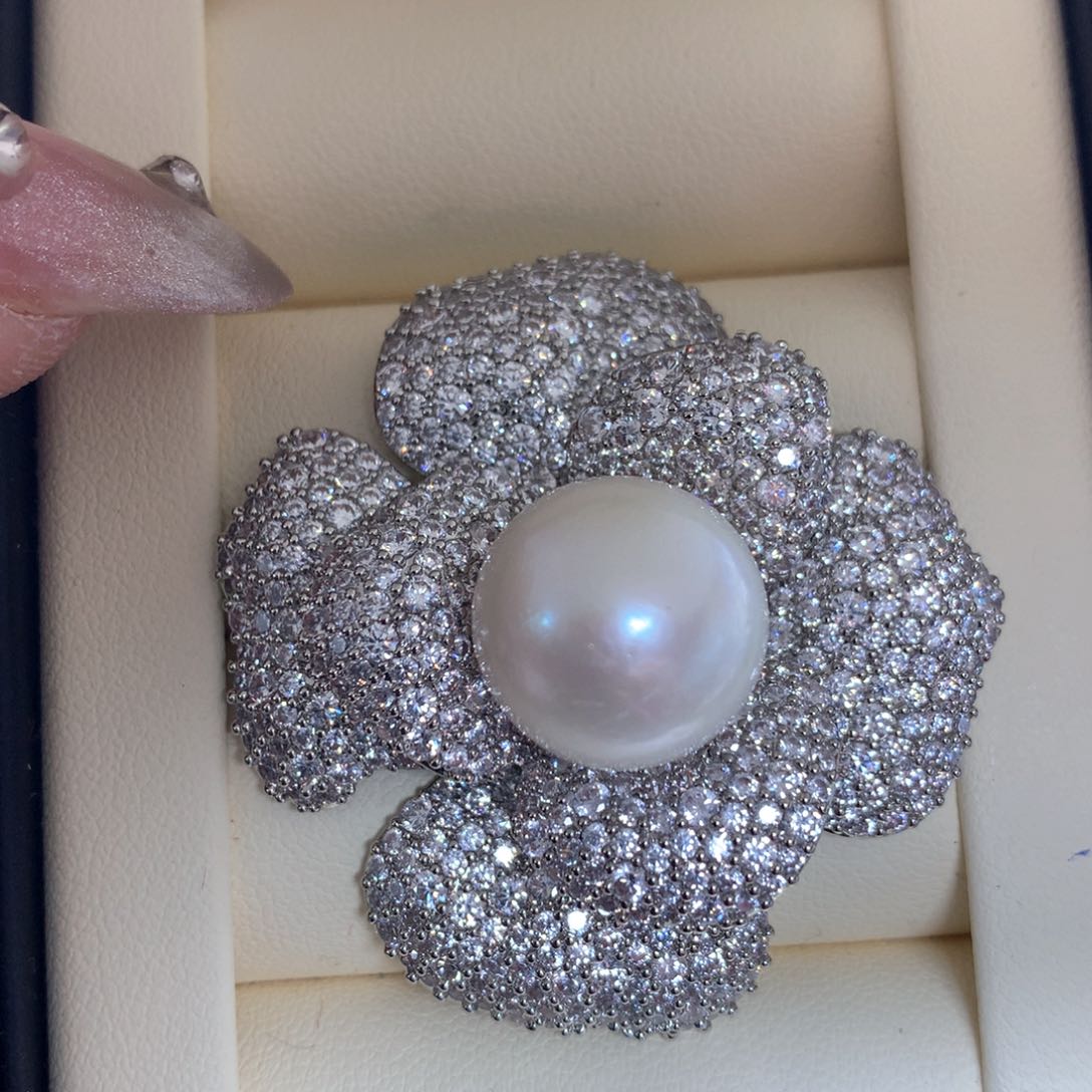 淡水珍珠胸饰未镶嵌