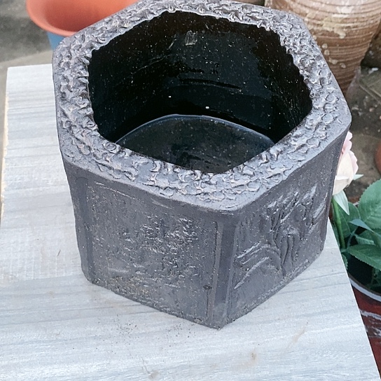 【闪购商品】紫砂花盆17.14花盆无孔