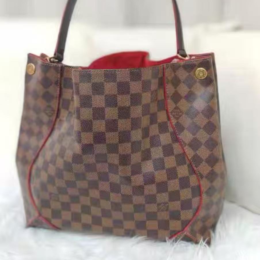 95新 LouisVuitton/路易威登 lv棋盘格手提包23