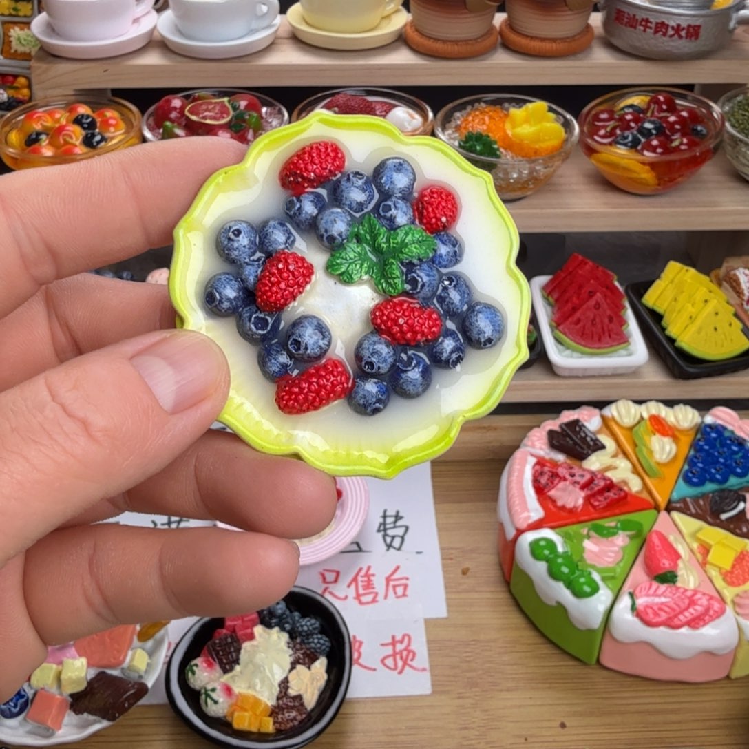 树脂食玩冰箱贴 凭开箱视频售后