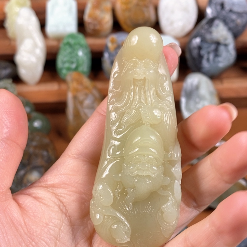 【闪购商品】未镶嵌和田玉挂件郭