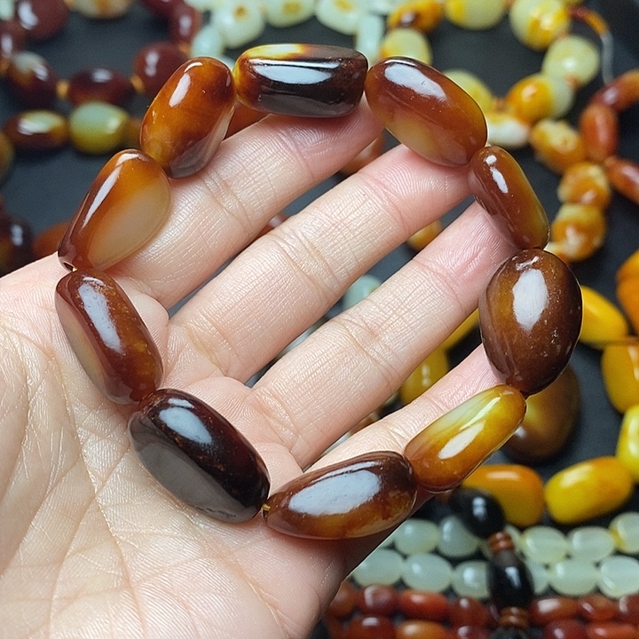 和田玉未镶嵌手链