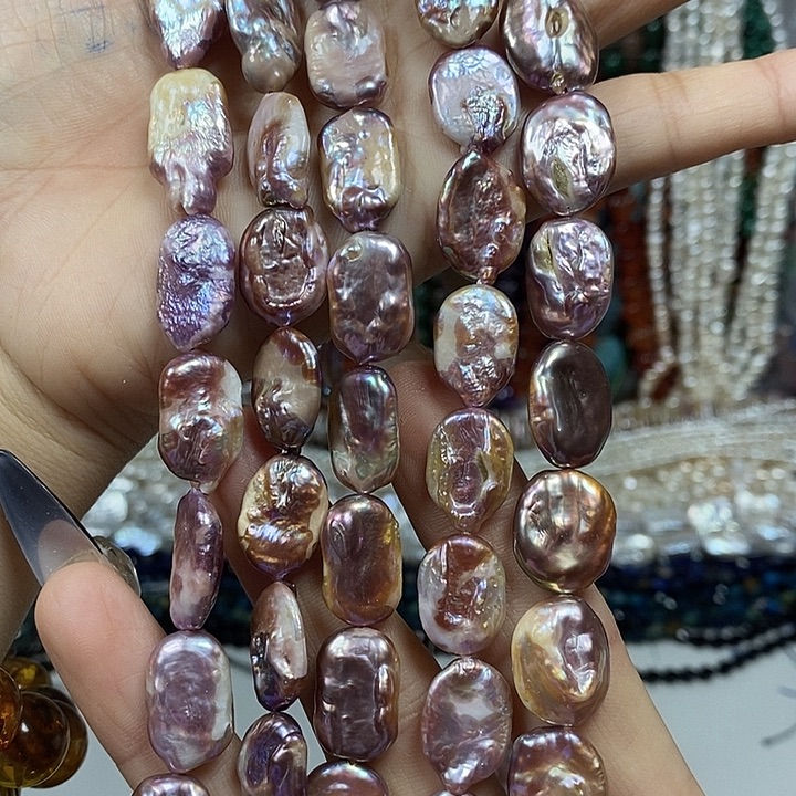 玛瑙/玉髓未镶嵌珠宝半成品天然淡水珍珍一条