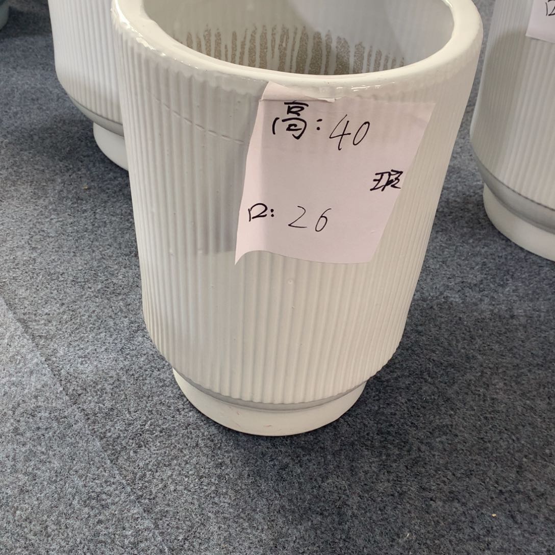 高温陶瓷花盆微瑕