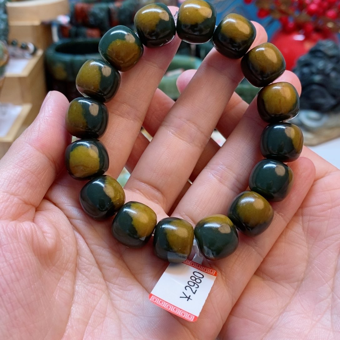 透闪石质玉手串未镶嵌吃**众