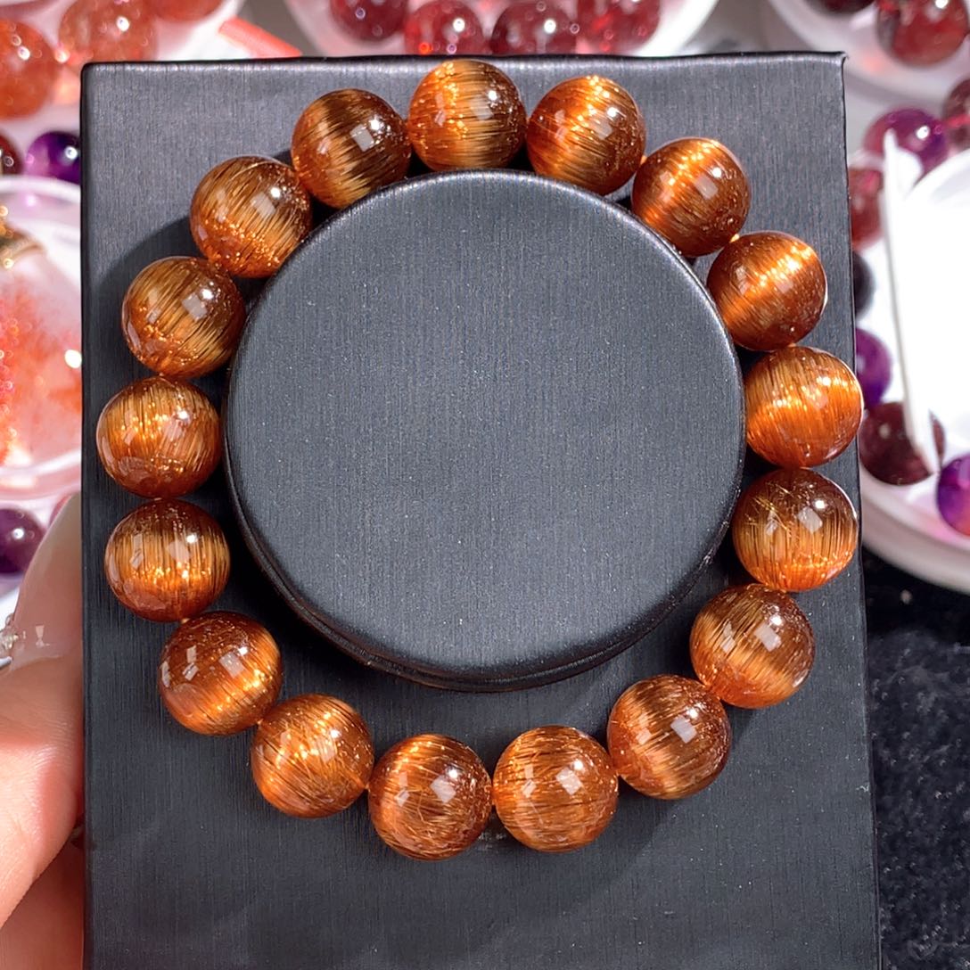 未镶嵌手链水晶铜顺发 12mm