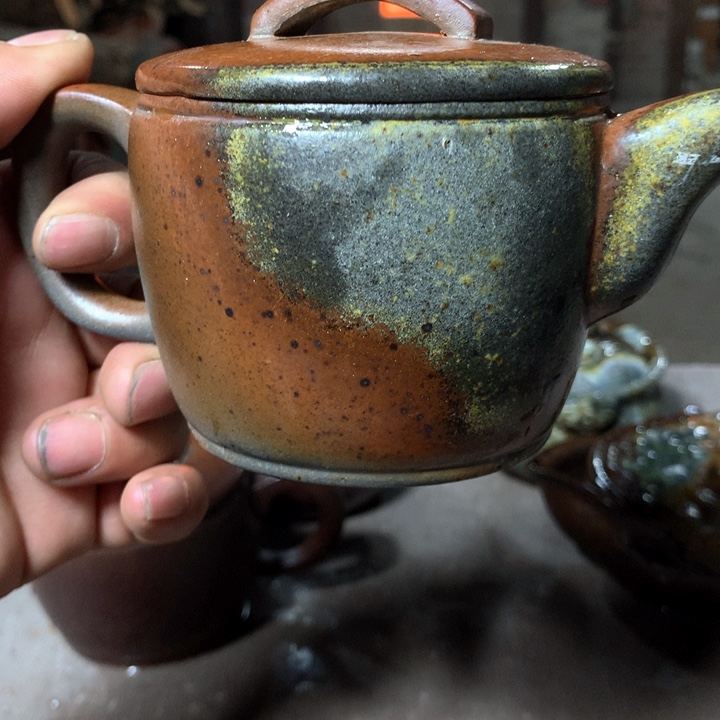 紫砂茶壶纯自然高温裸柴烧