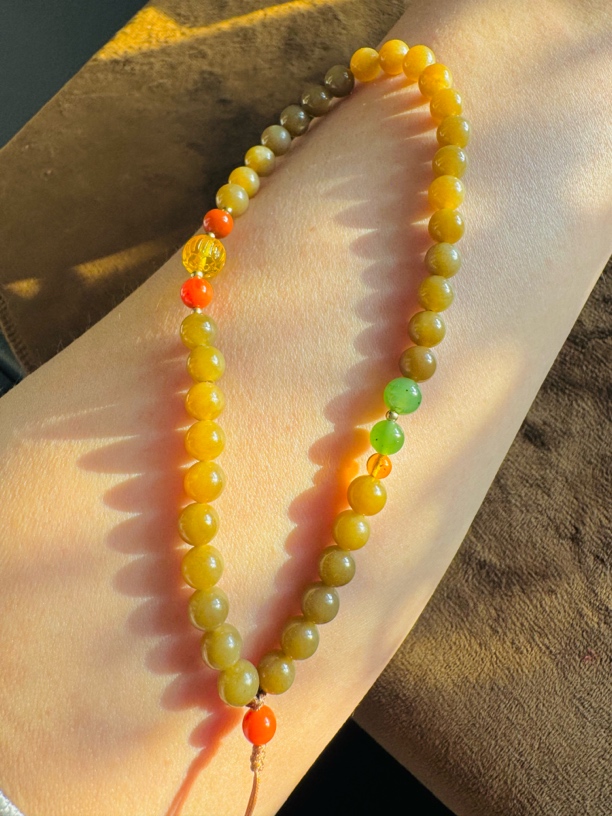 和田玉糖玉包挂手机链