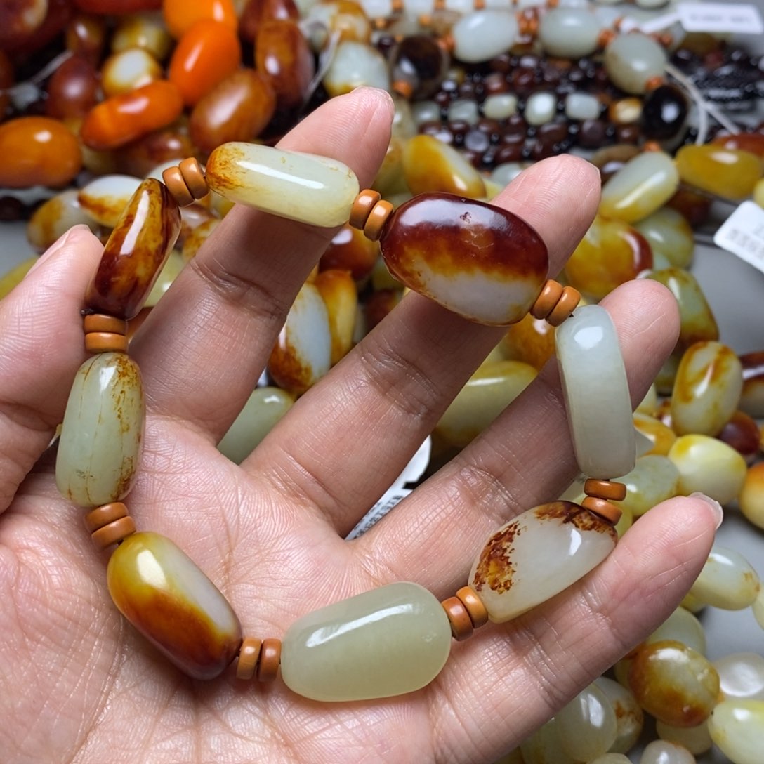 和田玉手链未镶嵌