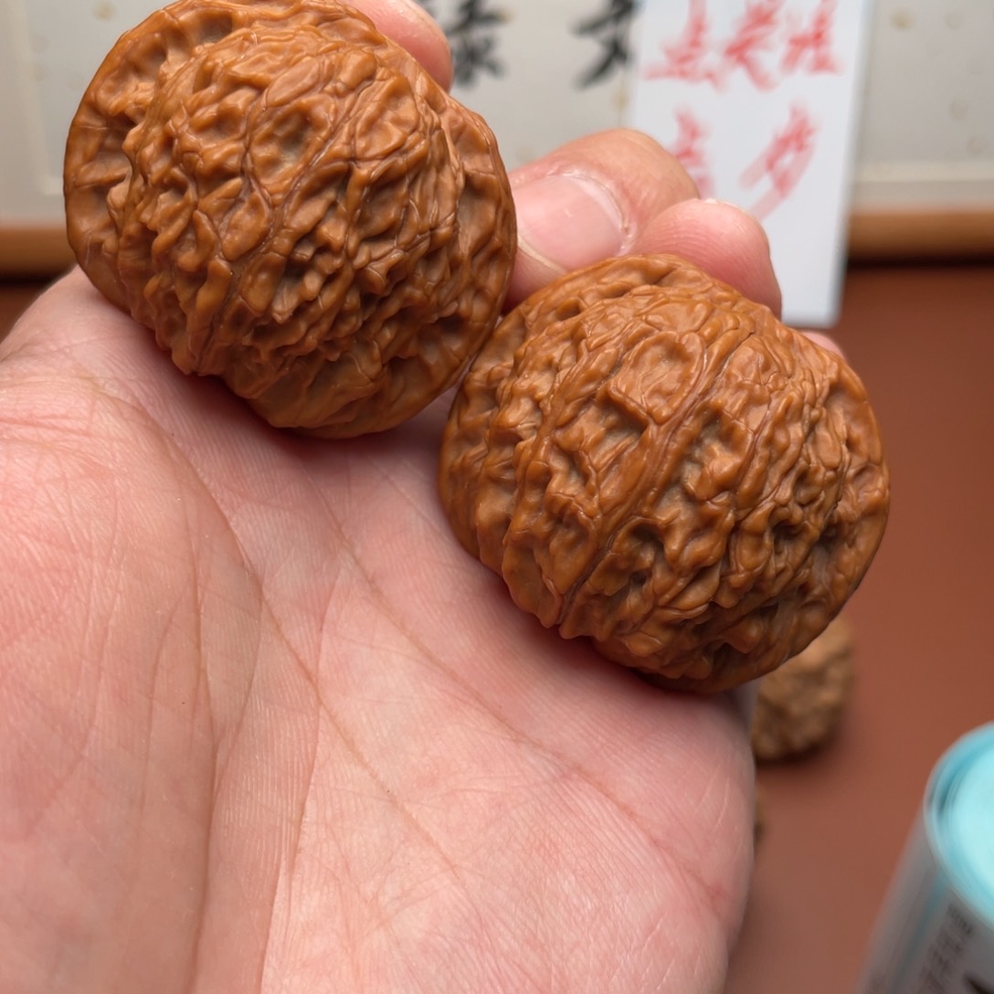 文玩核桃把件旗*磨盘42