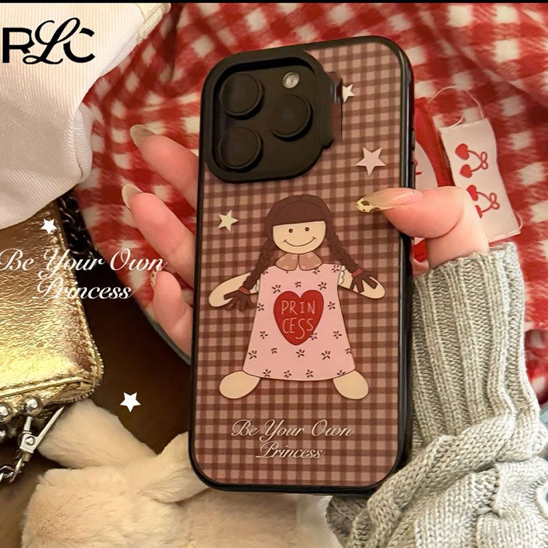 新款新款格纹女孩iPhone16promax手机壳适用苹果女/12/13/14/15高