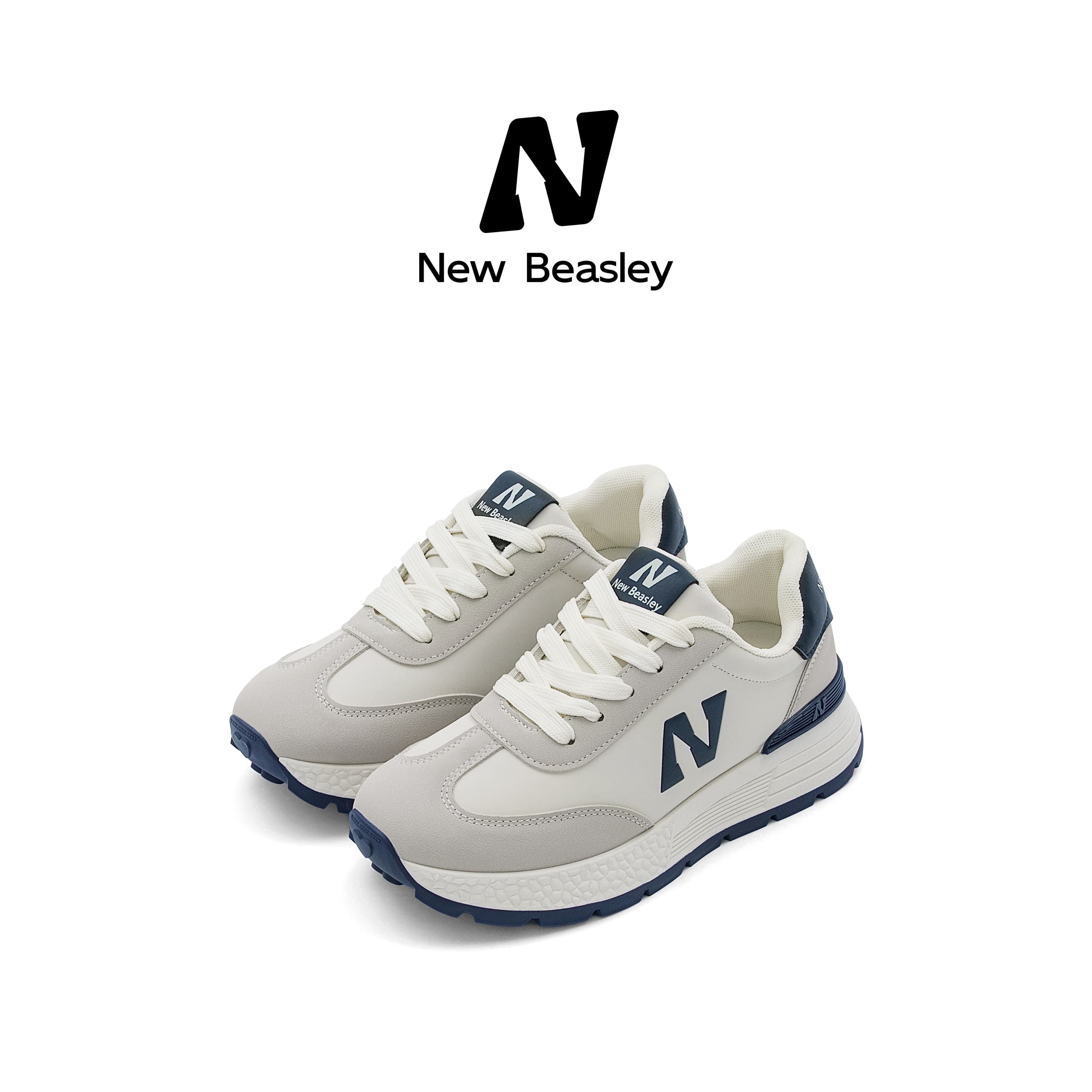 【w专属】New Beasley2026新款时尚厚底舒适百搭阿甘软底休闲男女鞋