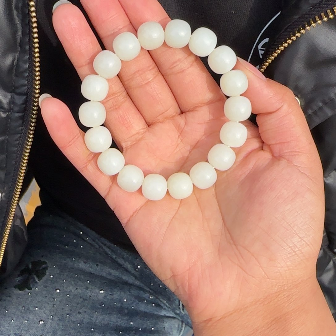 和田玉手串未镶嵌