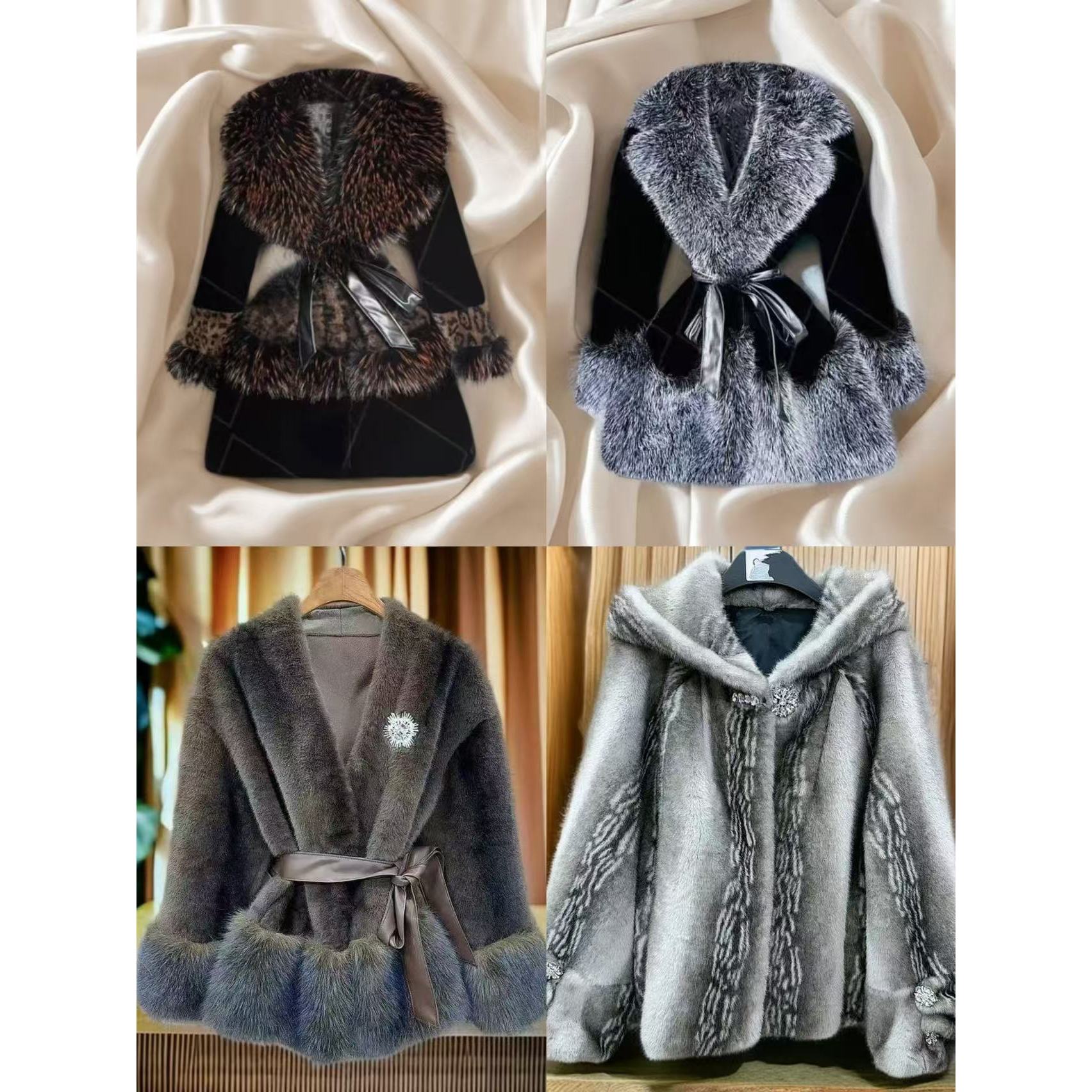 千百变(601-800)Y现货冬季女士毛毛外套01