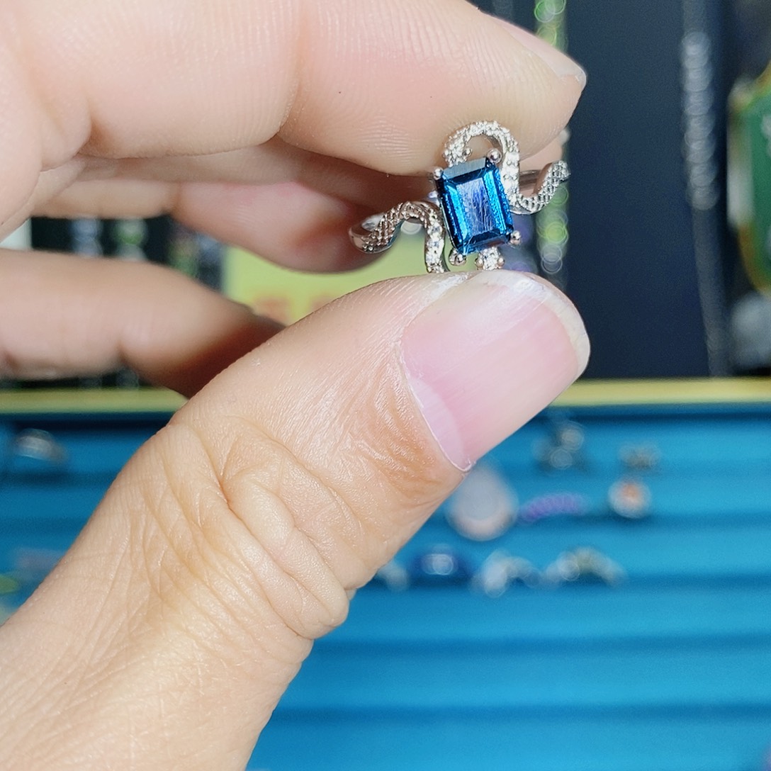 紫晶珠宝半成品银S925镶嵌