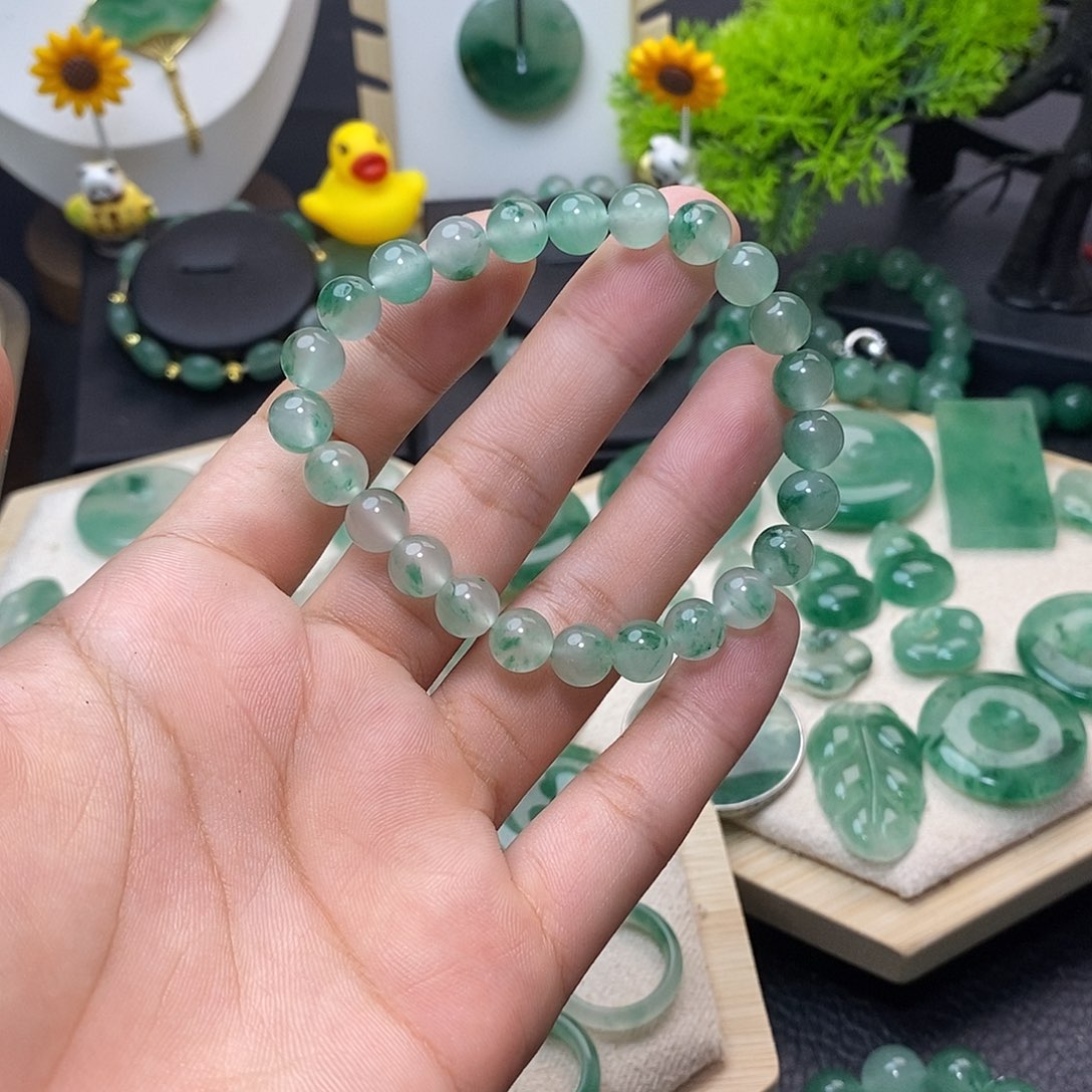 未镶嵌手链石英岩玉