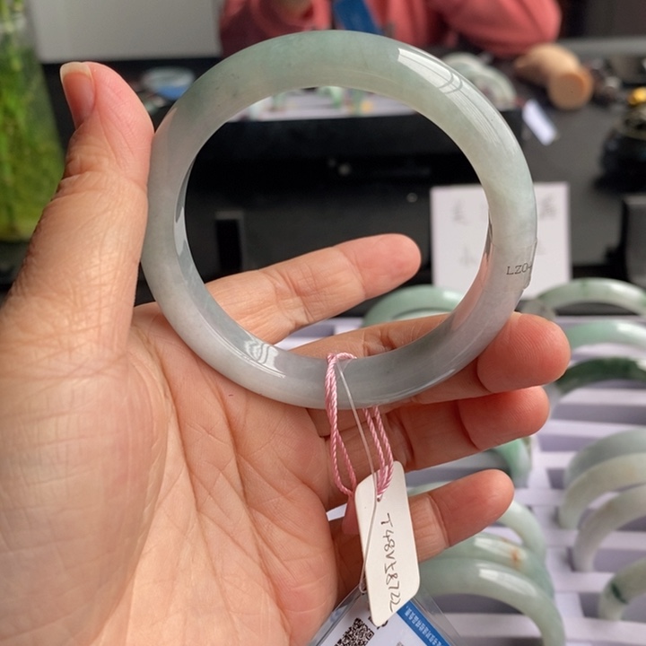 青****翡翠未镶嵌手镯翡翠手镯