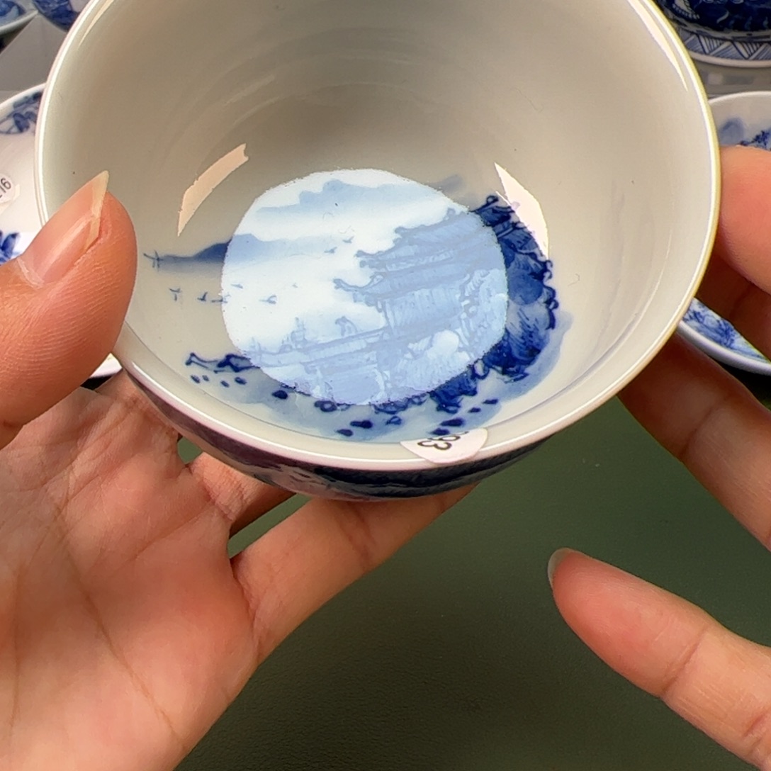 杯木木景德镇纯手绘茶具293