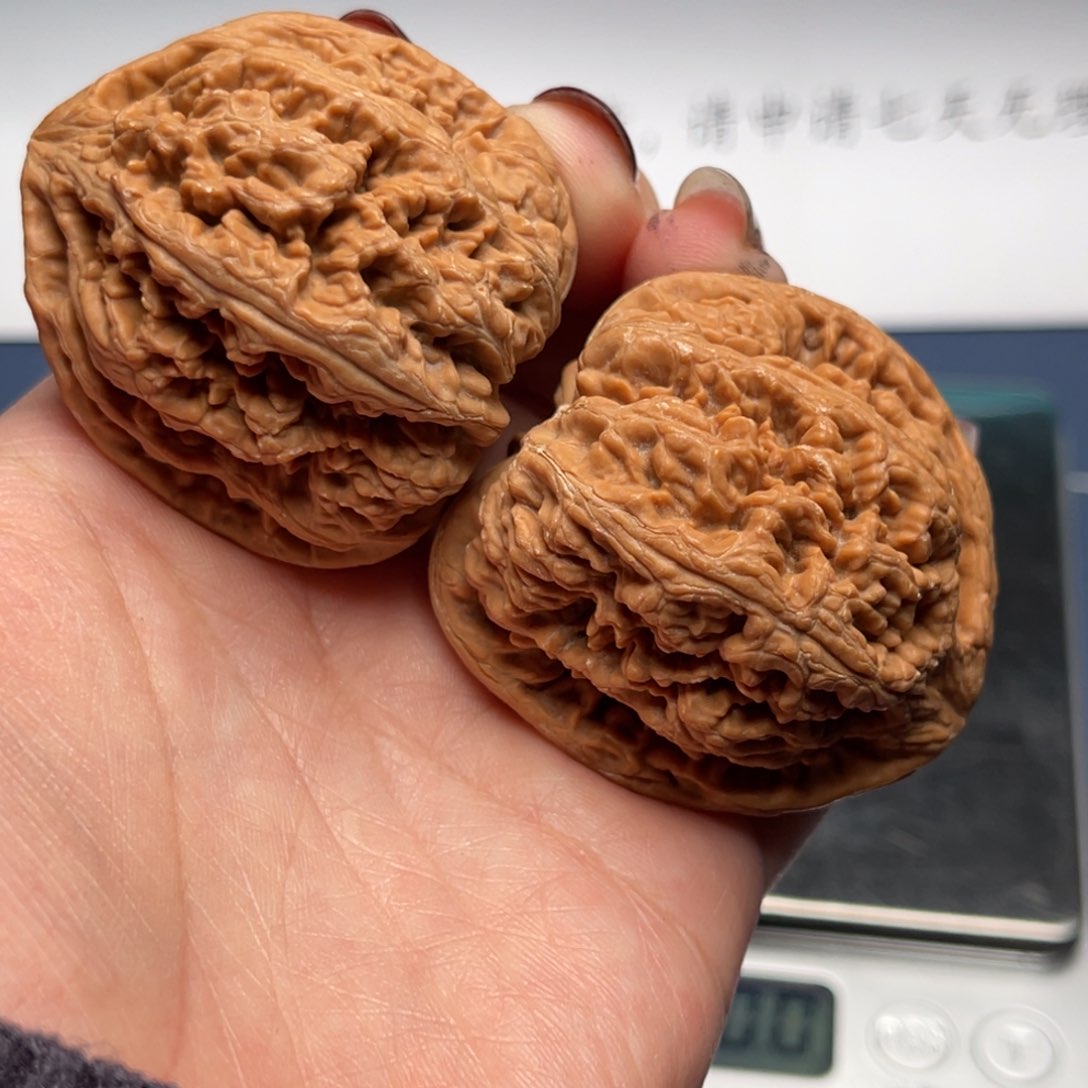 文玩核桃把件粗筋43