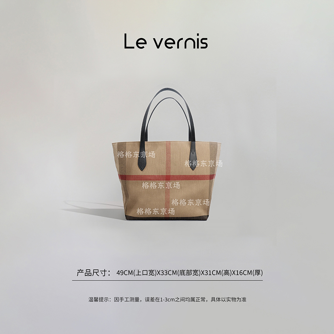 【还原经典】黄麻料托特包单肩双面包长把购物袋通勤大容量