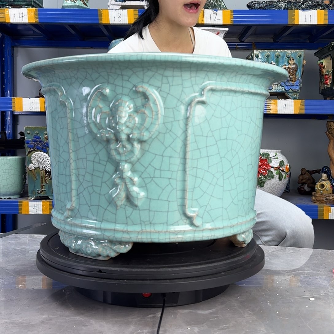 启***筑内口39内深26.5石湾盆