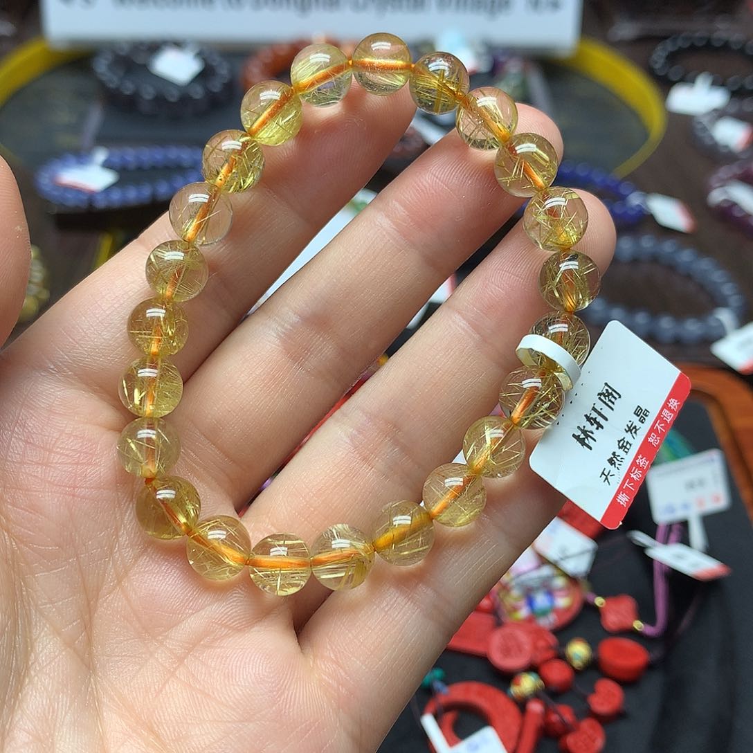 水晶手串未镶嵌曹**手链