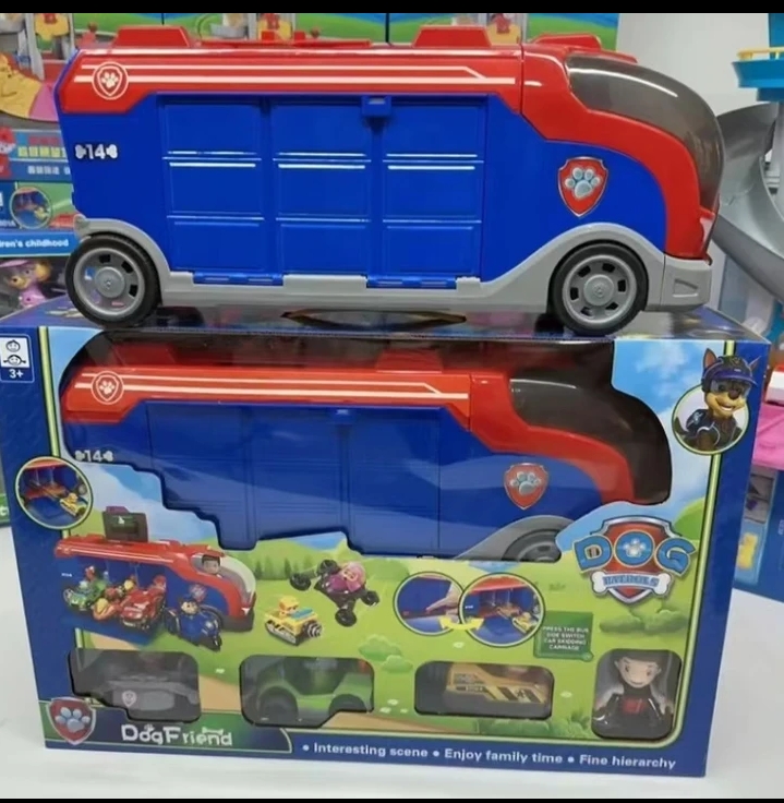 狗狗队大巴车 带灯光 早教 28厘米惯性模型玩具 大礼盒