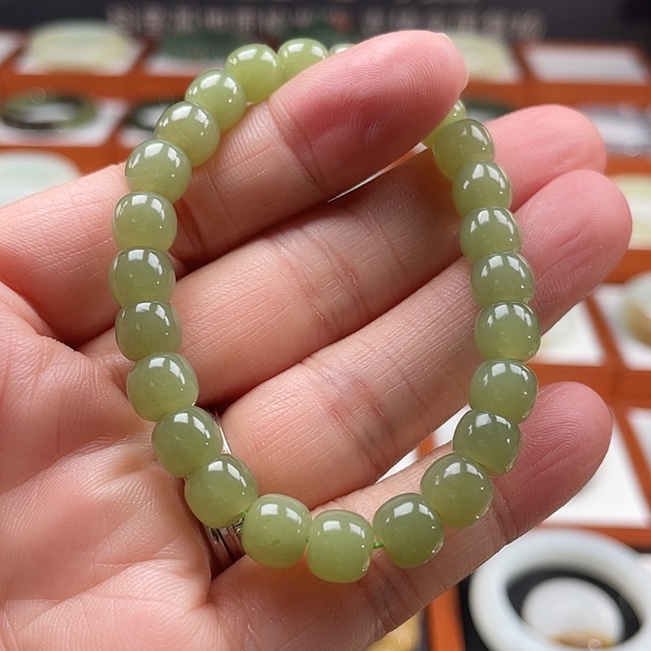 和田玉手串未镶嵌