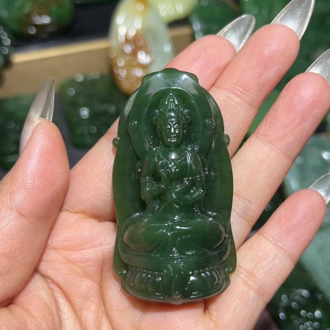 和田玉挂件未镶嵌