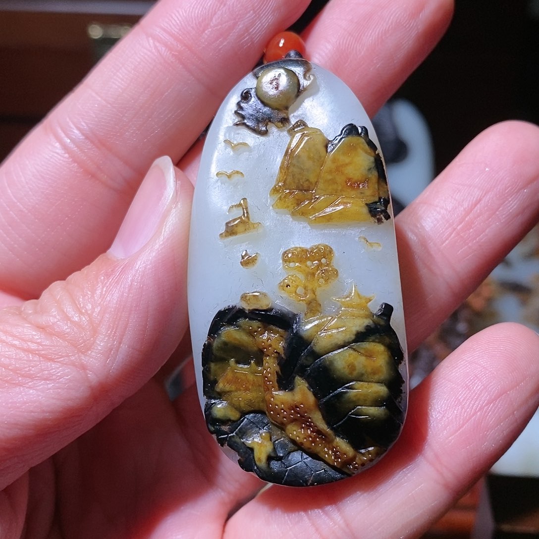 和田玉挂件未镶嵌