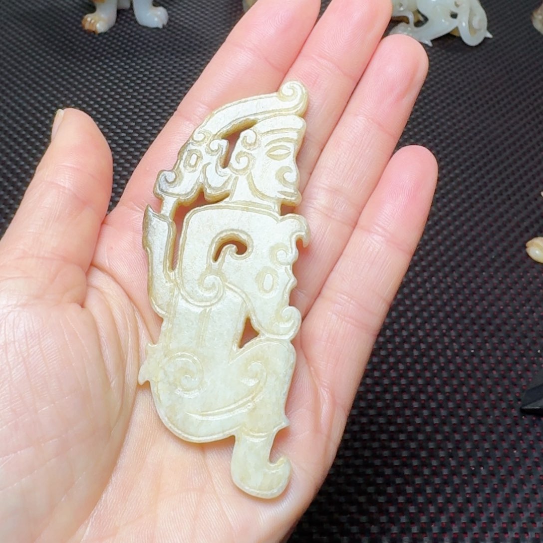 和田玉挂件未镶嵌