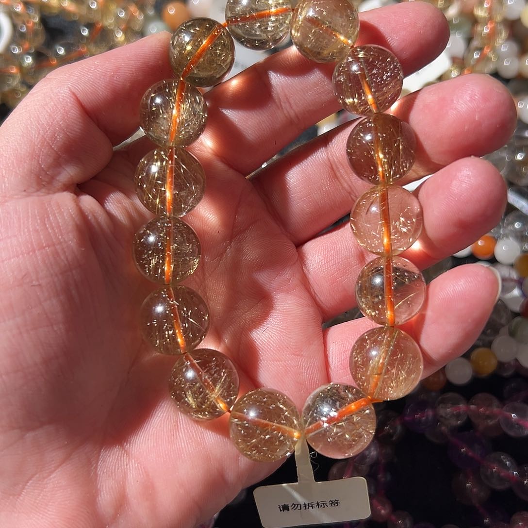 未镶嵌手链水晶金发