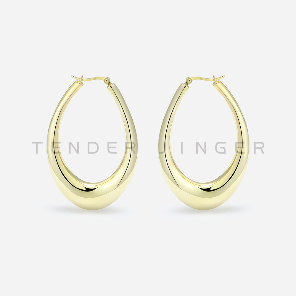 Tender Jinger 铜合金耳饰 ｜欧美 *意大利*金缕摩登时尚圈耳饰