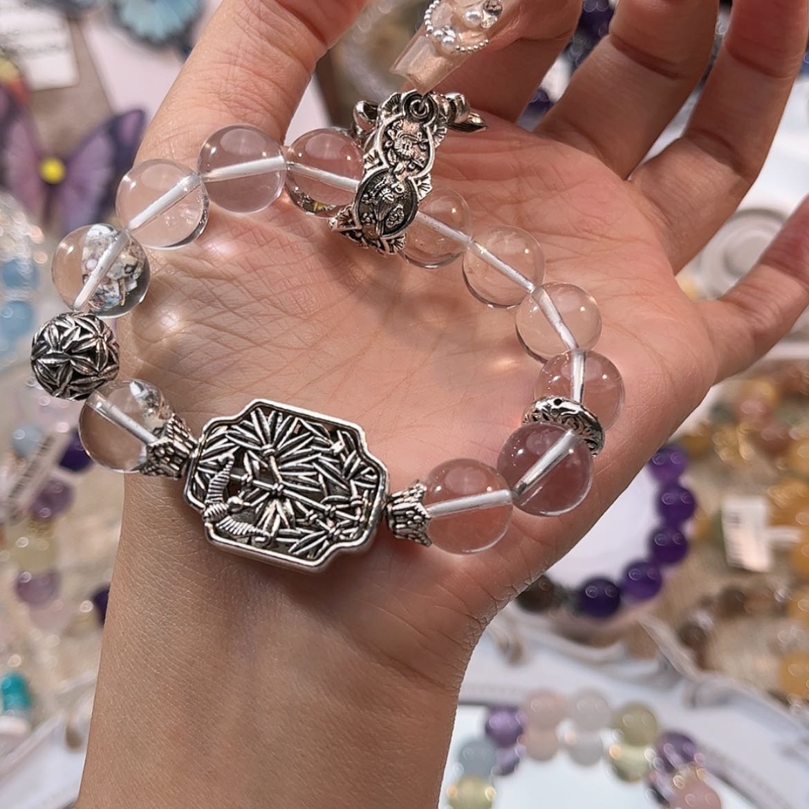 【闪购商品】水晶手链未镶嵌白水