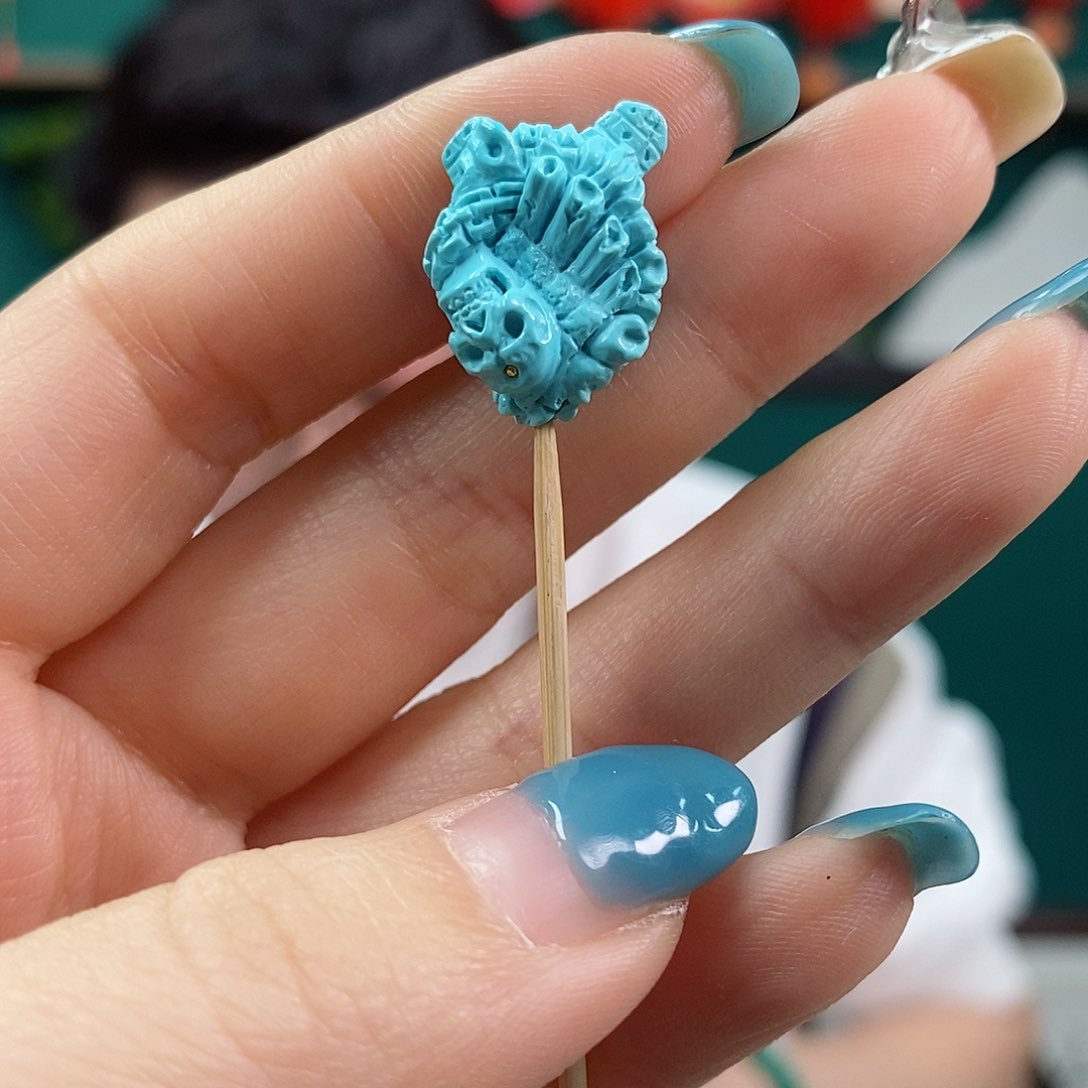 绿松石珠宝奇石未镶嵌