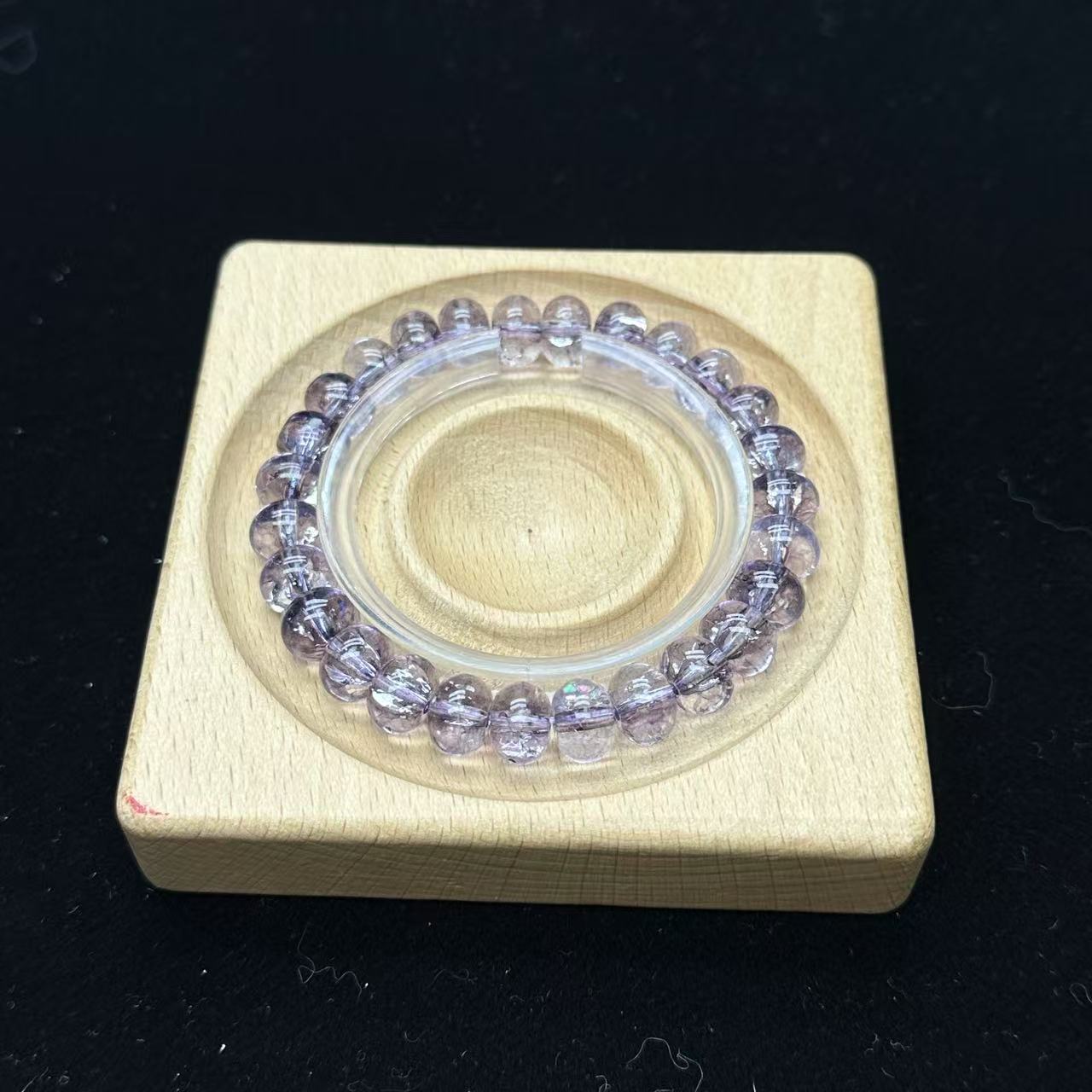 宝光纪 255 冰紫算盘珠10mm