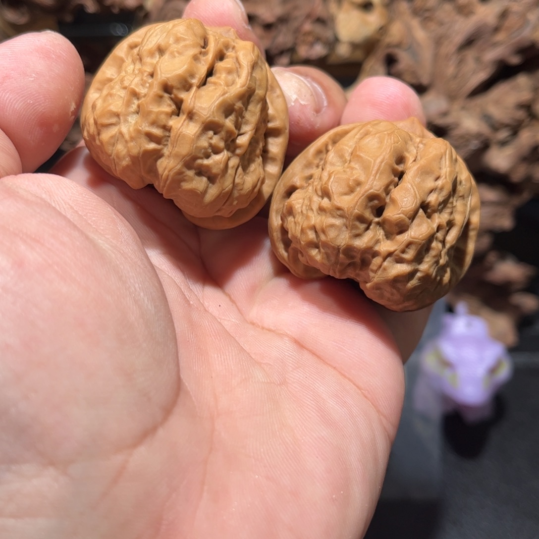 文玩核桃吊坠蛤蟆头 41全品 