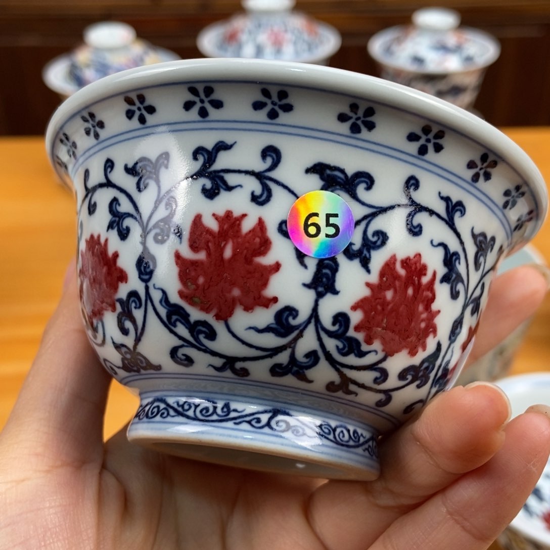 手绘现代茶具非古董