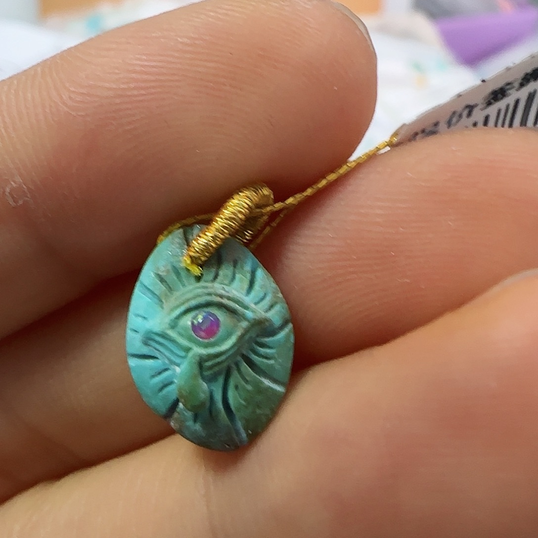 绿松石珠宝半成品未镶嵌