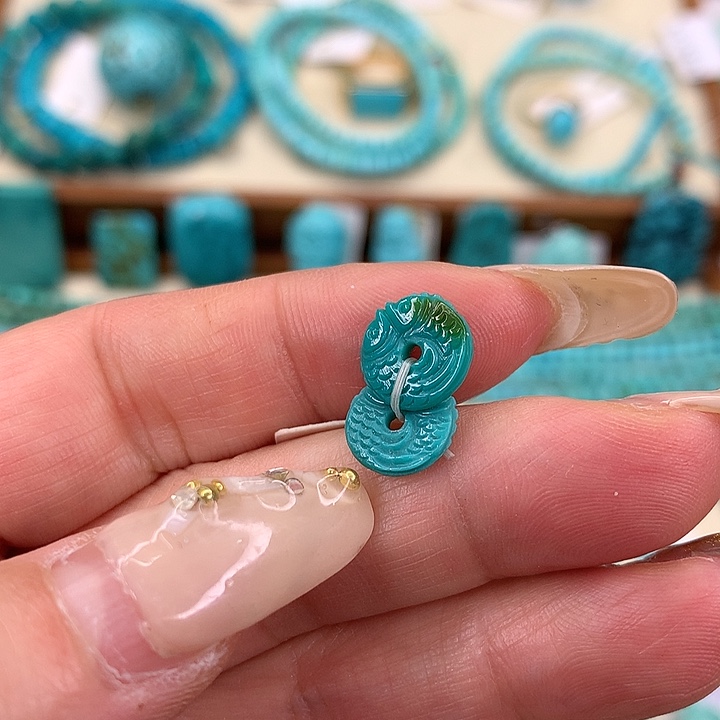 绿松石挂件未镶嵌