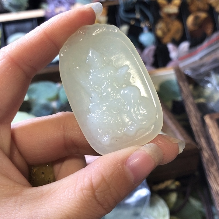 岫玉未镶嵌岫玉挂件