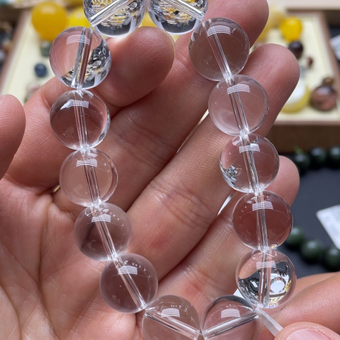 水晶手链未镶嵌白水晶