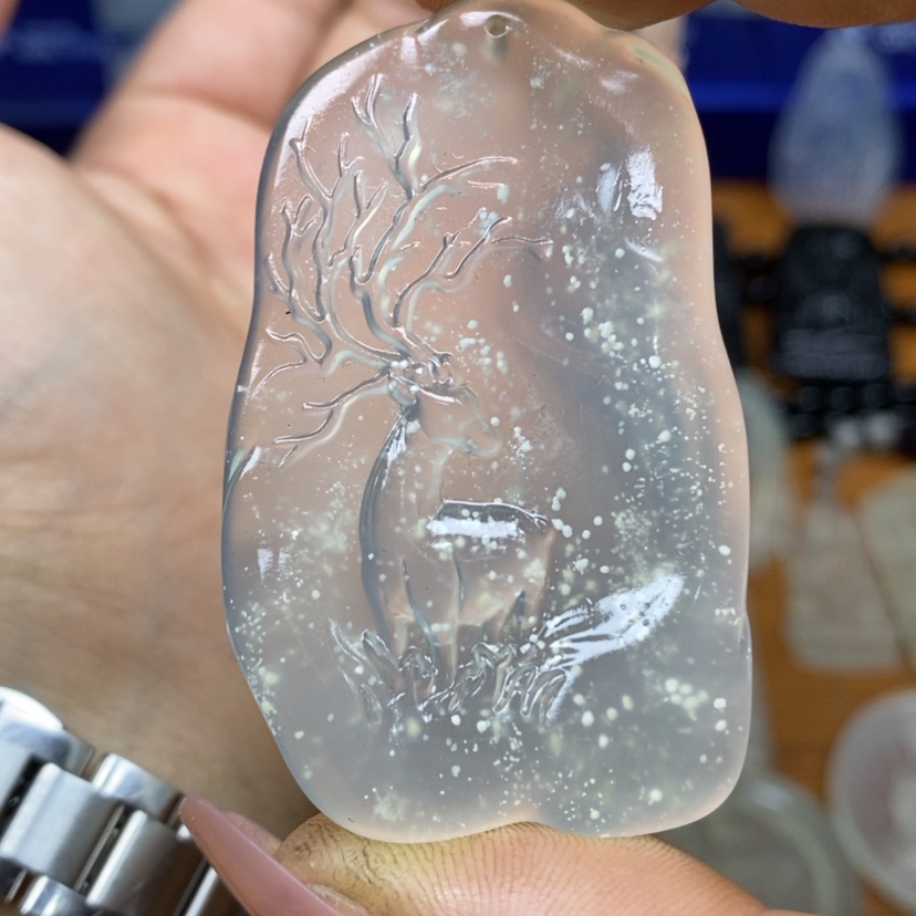 【闪购商品】蛇纹石玉颈饰未镶嵌