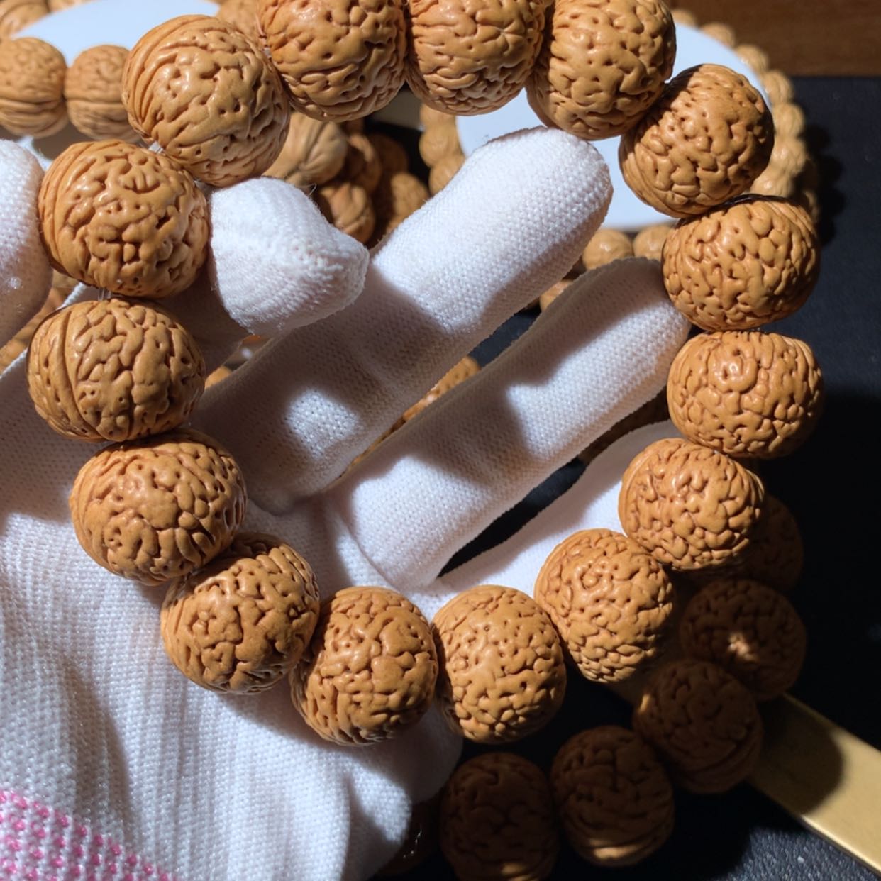 【闪购商品】桃核手串老树大苹果21尺寸