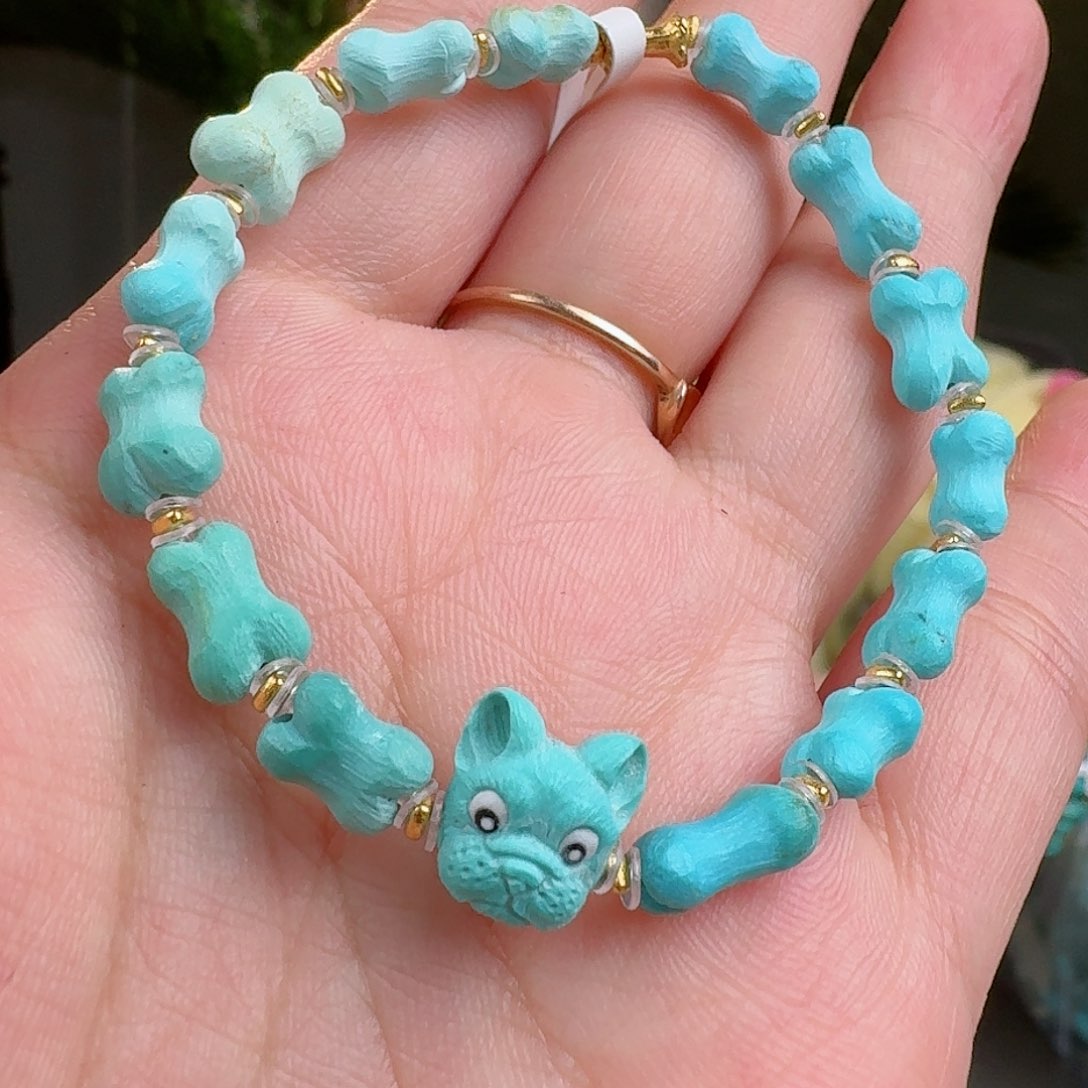 绿松石珠宝奇石18K金镶嵌